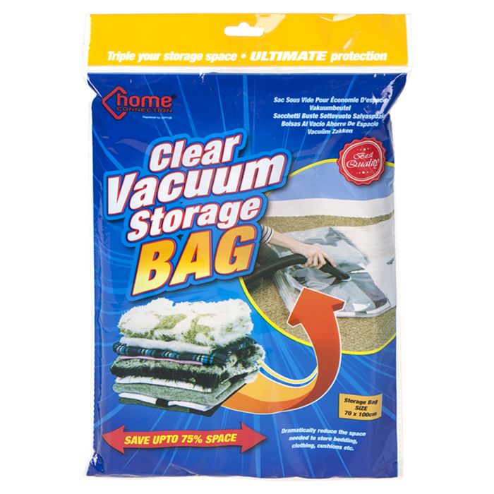 Clear vacuum storage bag - Standard - One size Clear vacuum storage bag - Standard - One size