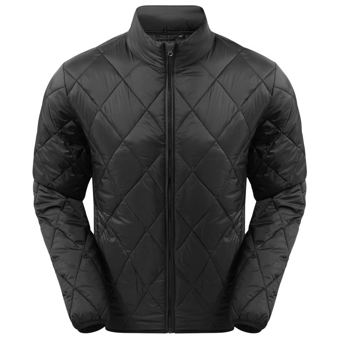 Diamond pane padded Jacket - Black - S Diamond pane padded Jacket - Black - S