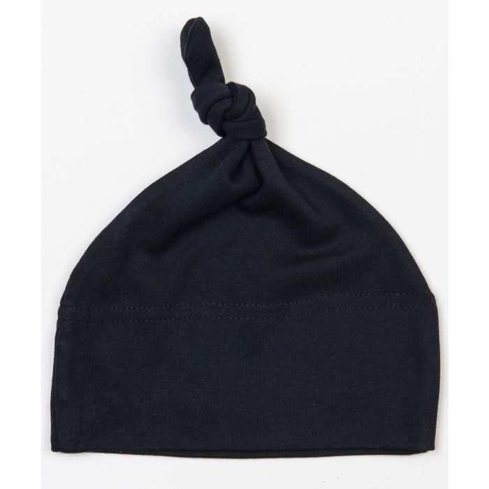 Baby one-knot hat - Black - One size Baby one-knot hat - Black - One size