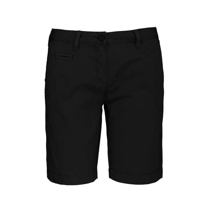 Ladies' washed effect Bermuda shorts - Washed Charcoal - Wom 10 Ladies' washed effect Bermuda shorts - Washed Charcoal - Wom 10