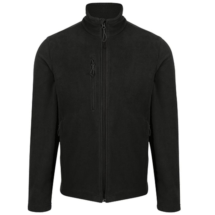 Honestly Made recycled full-zip fleece - Black - S Honestly Made recycled full-zip fleece - Black - S