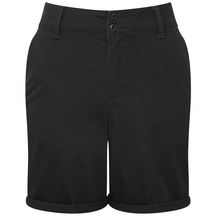 Women’s lightweight chino shorts - Black - XS Women’s lightweight chino shorts - Black - XS