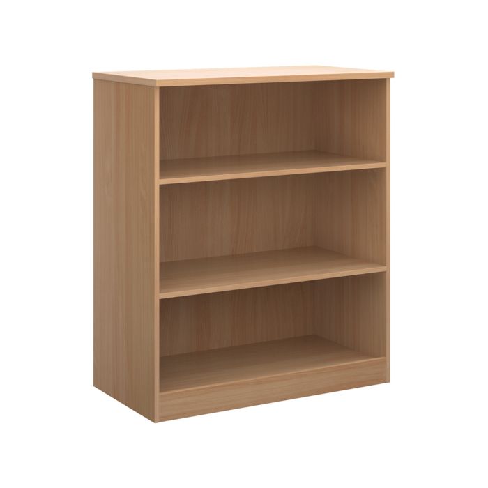 Deluxe bookcase with shelves-Beech Deluxe bookcase with shelves-Beech