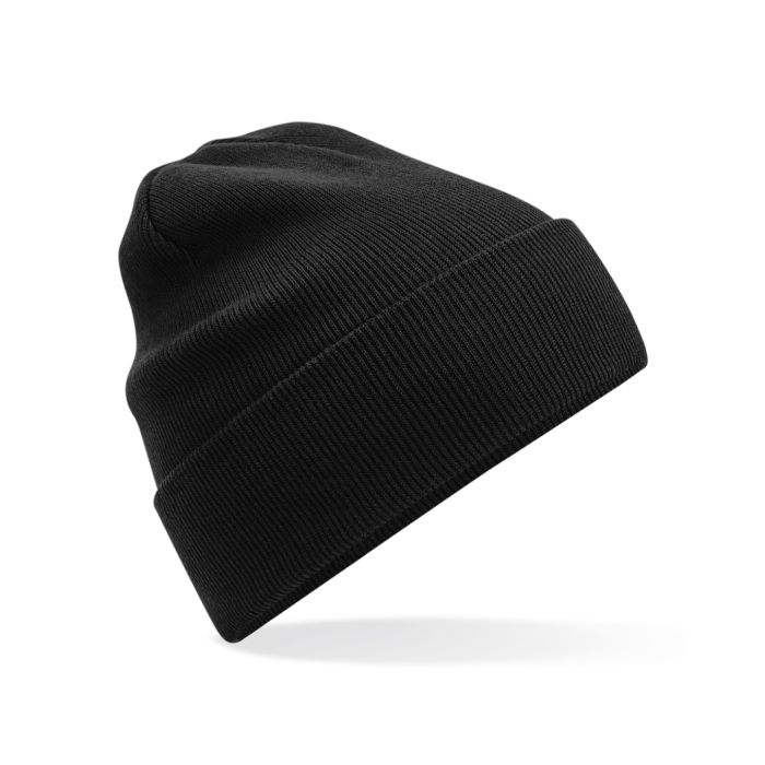 Organic cotton original cuffed beanie - Black - One size Organic cotton original cuffed beanie - Black - One size