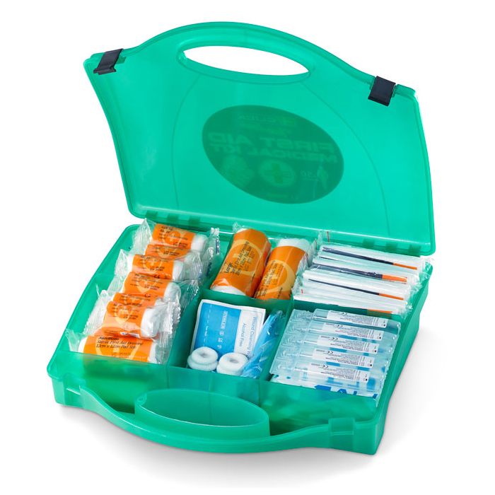 CLICK MEDICAL 50 PERSON TRADER FIRST AID KIT - Green CLICK MEDICAL 50 PERSON TRADER FIRST AID KIT - Green