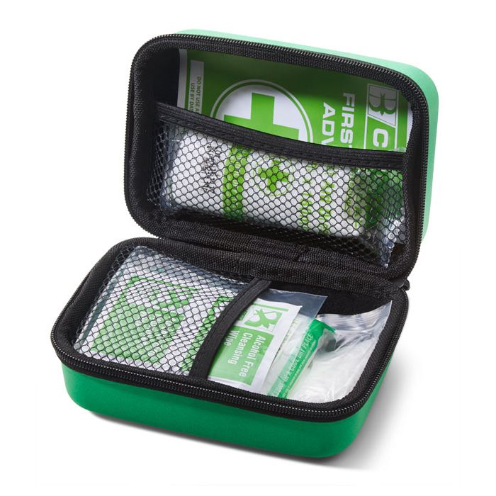 CLICK MEDICAL PERSONAL FIRST AID KIT IN HANDY FEVA BAG - Green CLICK MEDICAL PERSONAL FIRST AID KIT IN HANDY FEVA BAG - Green