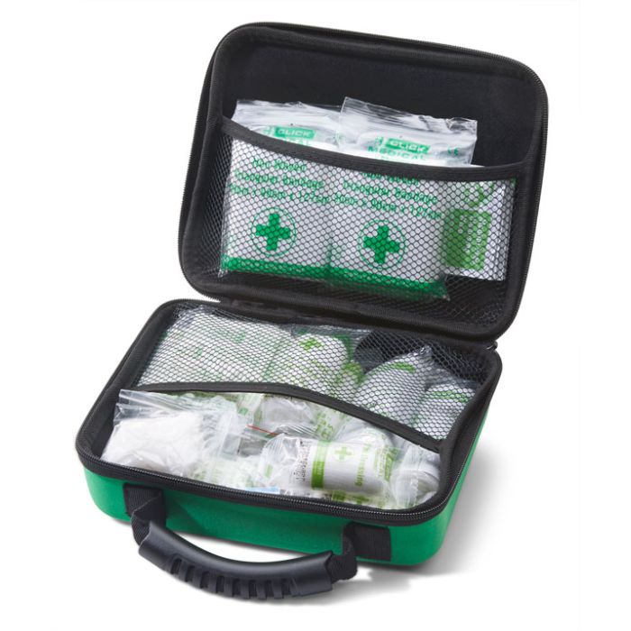 CLICK MEDICAL HSE 1-10 KIT IN MEDIUM FEVA BAG - Green CLICK MEDICAL HSE 1-10 KIT IN MEDIUM FEVA BAG - Green