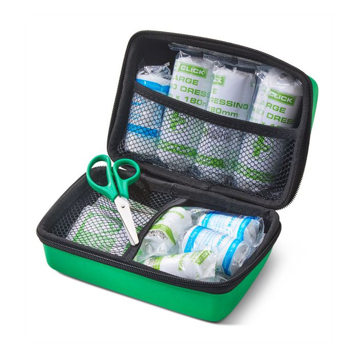 CLICK MEDICAL PSV KIT IN SMALL FEVA BAG - Green CLICK MEDICAL PSV KIT IN SMALL FEVA BAG - Green