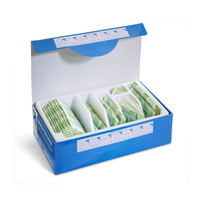 CLICK MEDICAL BLUE DETECTABLE PLASTERS ASSORTED - Blue CLICK MEDICAL BLUE DETECTABLE PLASTERS ASSORTED - Blue