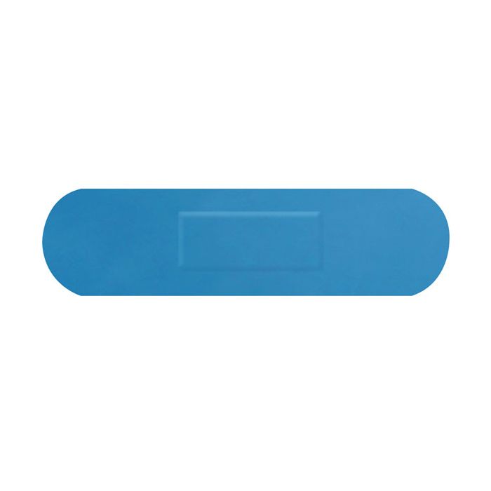 HYGIO PLAST BLUE DETECTABLE PLASTERS MEDIUM STRIP - Blue HYGIO PLAST BLUE DETECTABLE PLASTERS MEDIUM STRIP - Blue