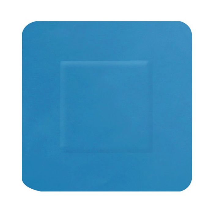 HYGIO PLAST BLUE DETECTABLE PLASTERS SQUARE 38x38mm - Blue HYGIO PLAST BLUE DETECTABLE PLASTERS SQUARE 38x38mm - Blue