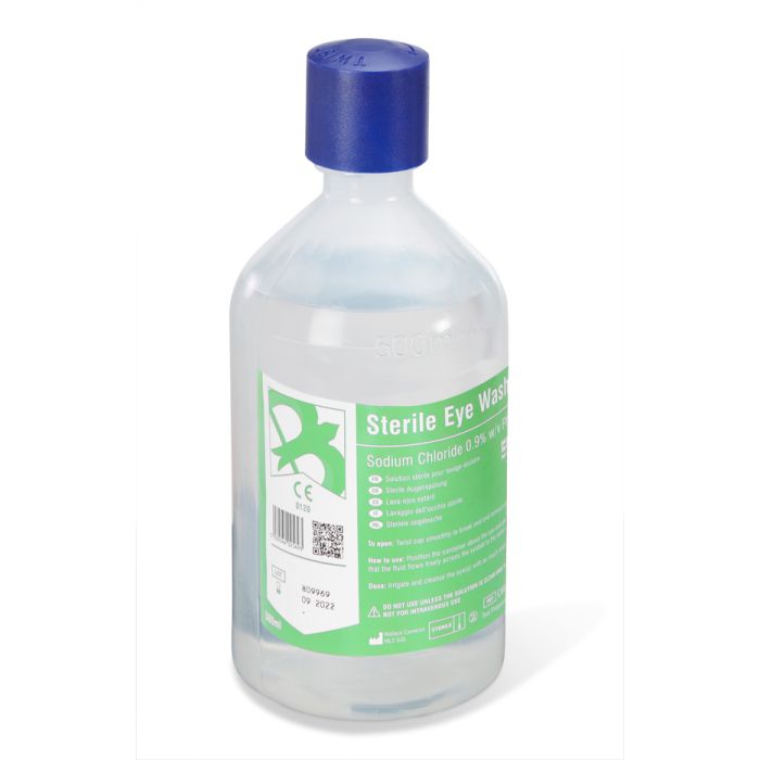 CLICK MEDICAL EYEWASH BOTTLE 500ml 80204 - Clear CLICK MEDICAL EYEWASH BOTTLE 500ml 80204 - Clear