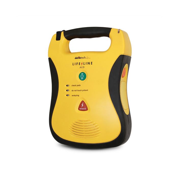LIFELINE AED SEMI AUTOMATIC DEFIBRILLATOR - Yellow LIFELINE AED SEMI AUTOMATIC DEFIBRILLATOR - Yellow