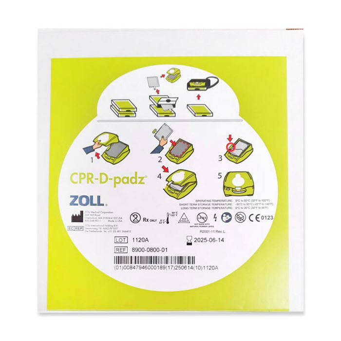 ZOLL CPR-D PADZ (900-0800-01 ) - White ZOLL CPR-D PADZ (900-0800-01 ) - White
