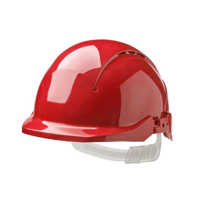 CONCEPT REDUCED PEAK VENTED SAFETY HELMET RED - Red CONCEPT REDUCED PEAK VENTED SAFETY HELMET RED - Red
