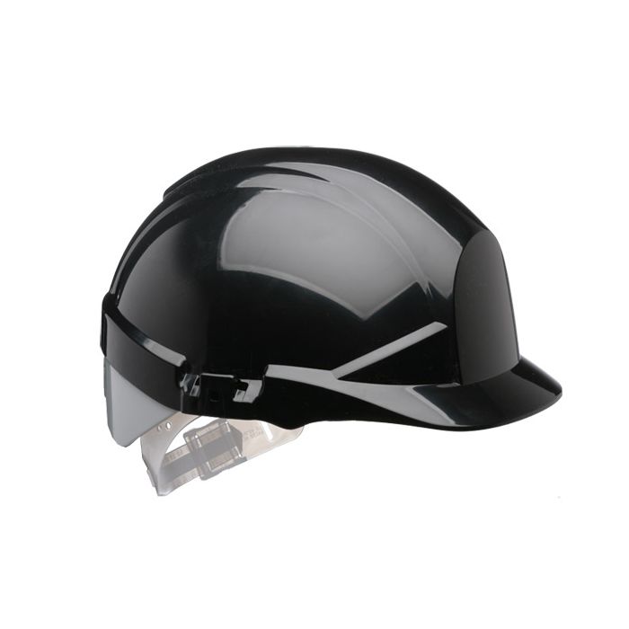 REFLEX BLACK SLIP RATCHET HELMET WITH SILVER FLASH - Black REFLEX BLACK SLIP RATCHET HELMET WITH SILVER FLASH - Black