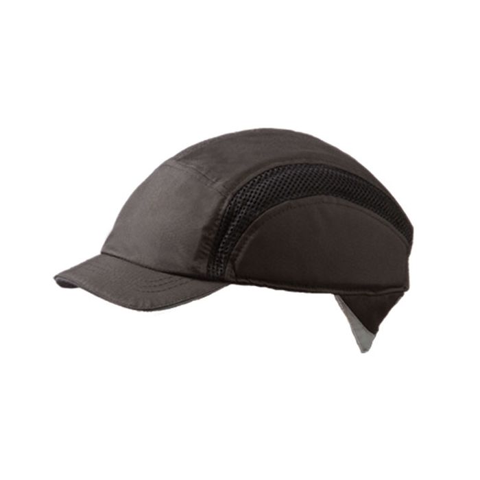 AIRPRO BASEBALL BUMP CAP REDUCED PEAK BLACK - Black AIRPRO BASEBALL BUMP CAP REDUCED PEAK BLACK - Black