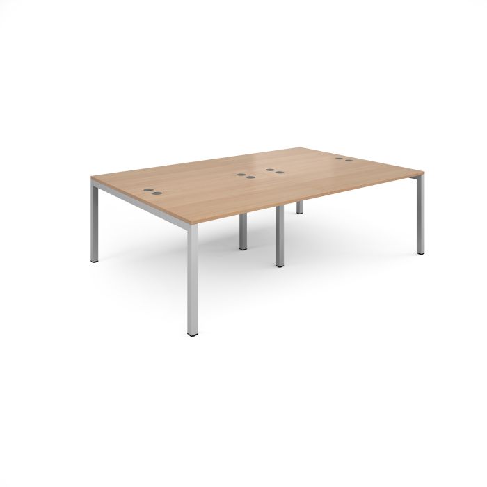 Connex double back to back desks 1600mm deep-Beech Connex double back to back desks 1600mm deep-Beech