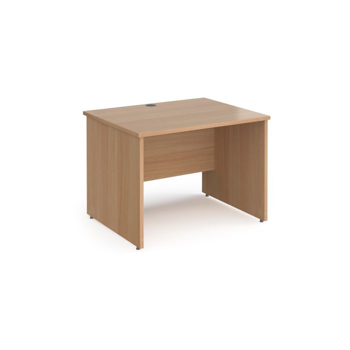 Contract 25 panel leg straight desk-Beech Contract 25 panel leg straight desk-Beech