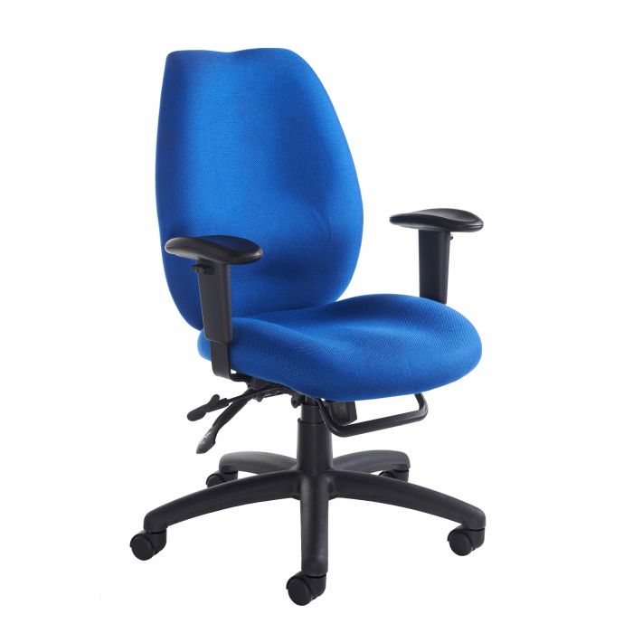 Cornwall multi functional operator chair-Blue Cornwall multi functional operator chair-Blue