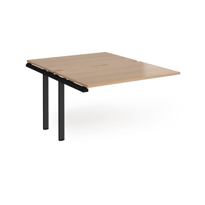 Adapt add on unit single 1600mm deep-Beech Adapt add on unit single 1600mm deep-Beech