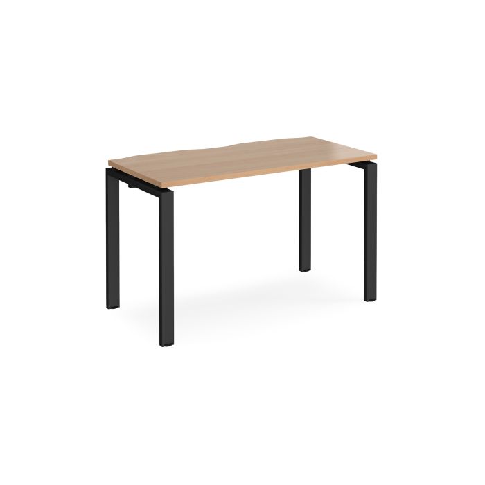 Adapt single desk 600mm deep-Beech Adapt single desk 600mm deep-Beech