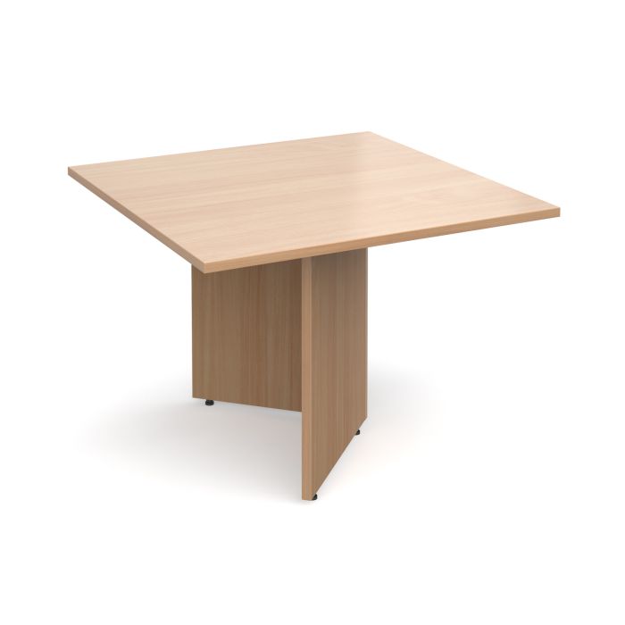 Arrow head leg square extension table-Beech