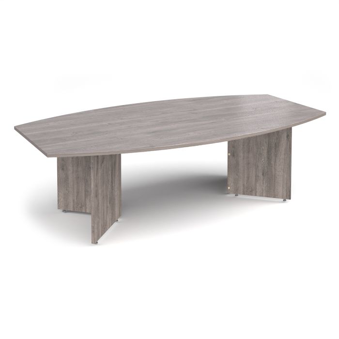 Arrow head leg radial boardroom table-Grey Oak Arrow head leg radial boardroom table-Grey Oak