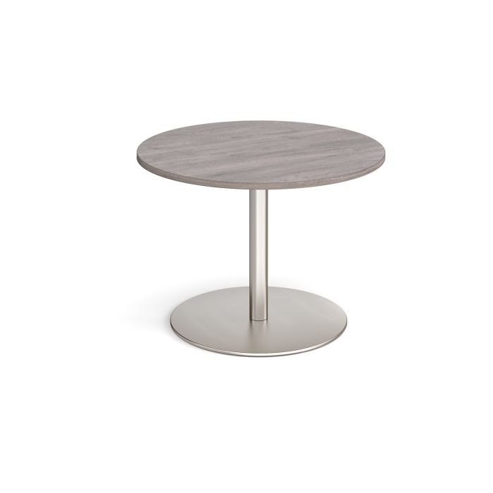 Eternal circular boardroom table-Grey Oak Eternal circular boardroom table-Grey Oak