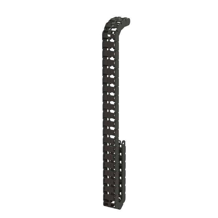 Elev8 vertical cable chain for back-to-back desks - Black Elev8 vertical cable chain for back-to-back desks - Black