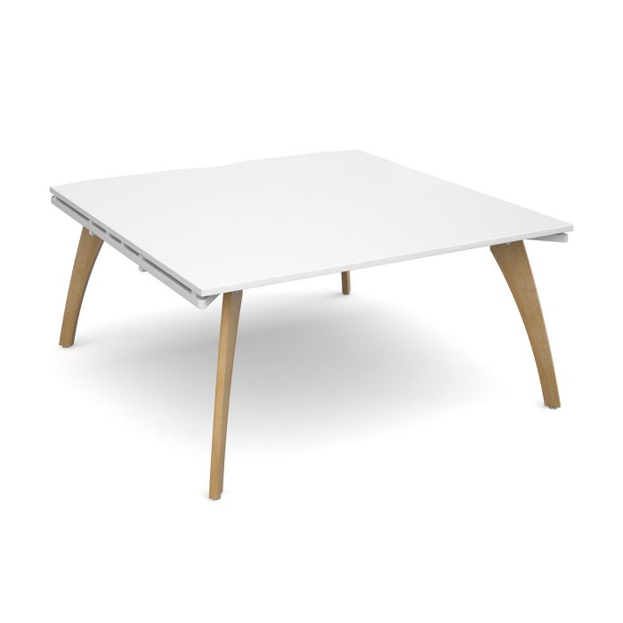 Fuze boardroom table starter unit-White Fuze boardroom table starter unit-White