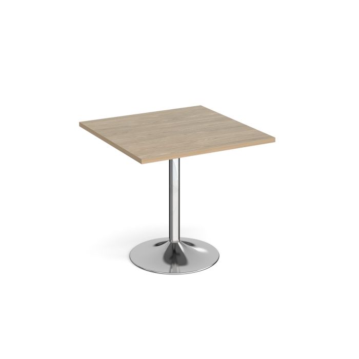 Genoa square dining table with trumpet base-Barcelona Walnut