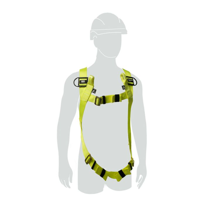 H100 2 POINT 2 LOOP UNIVERSAL SIZE HARNESS - Yellow H100 2 POINT 2 LOOP UNIVERSAL SIZE HARNESS - Yellow