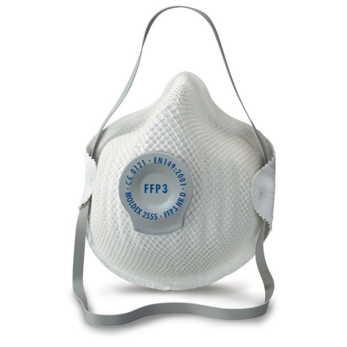 MOLDEX 2555 MASK FFP3V NR D - White MOLDEX 2555 MASK FFP3V NR D - White