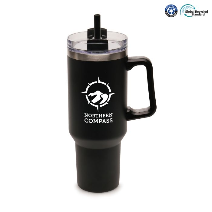 Everest 1182ml Travel Mug-Black Everest 1182ml Travel Mug-Black