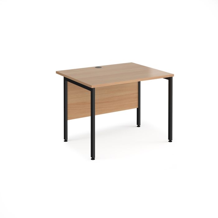 Maestro 25 H-Frame 800mm deep desk-Beech Maestro 25 H-Frame 800mm deep desk-Beech