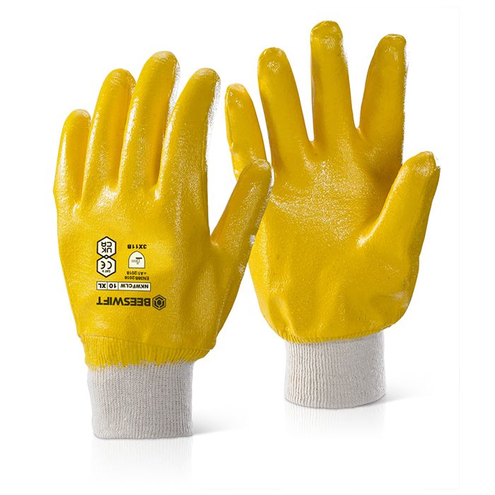 NITRILE K/W F/C L/W YELLOW 10 - Yellow NITRILE K/W F/C L/W YELLOW 10 - Yellow