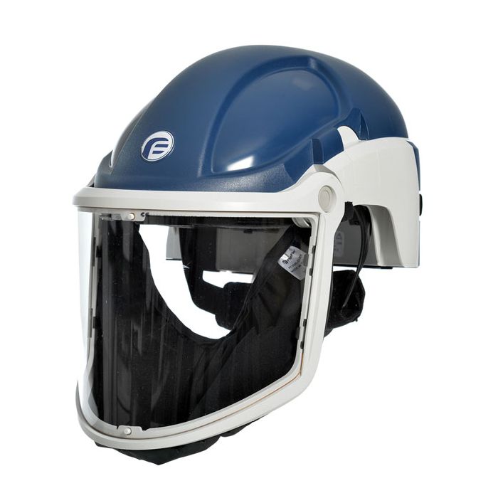PF3000 HARD HAT (BLUE) PAPR CLEAR VISOR P3 - Blue PF3000 HARD HAT (BLUE) PAPR CLEAR VISOR P3 - Blue