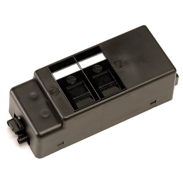 Under desk power bar 2RJ45 - Black Under desk power bar 2RJ45 - Black