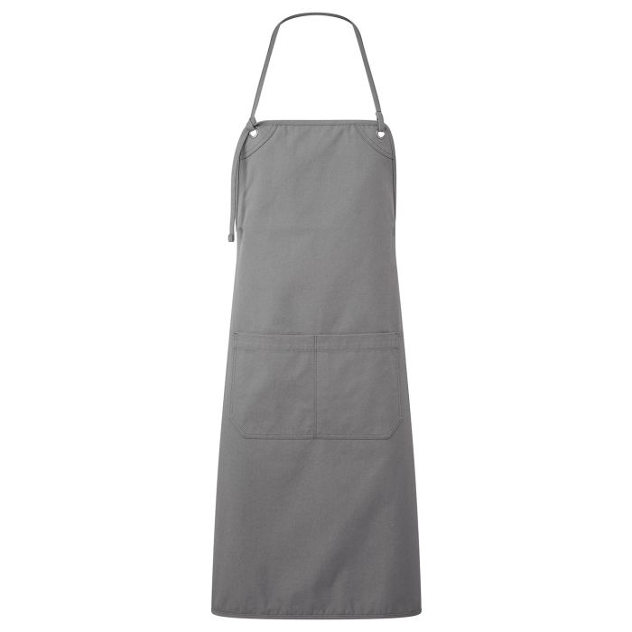 ‘Artisan’s choice’ double-pocket canvas apron - Dark Grey - One size ‘Artisan’s choice’ double-pocket canvas apron - Dark Grey - One size