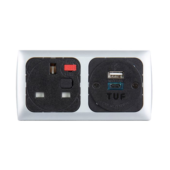 Proton panel mounted power module 1 - Black Proton panel mounted power module 1 - Black