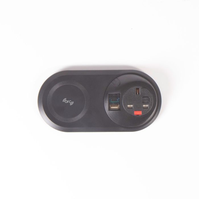 Wireless & plug in power module - Black Wireless & plug in power module - Black