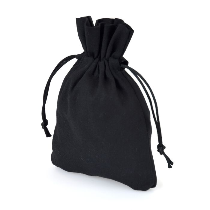 Drawstring Pouch-Black Drawstring Pouch-Black