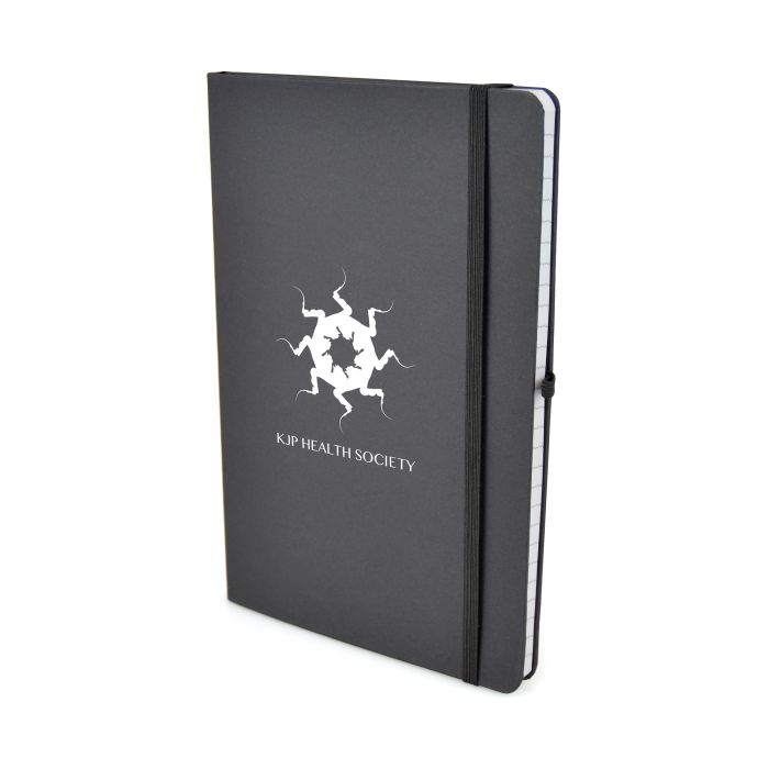 A5 Black Nebraska Recycled Notebook-Black A5 Black Nebraska Recycled Notebook-Black