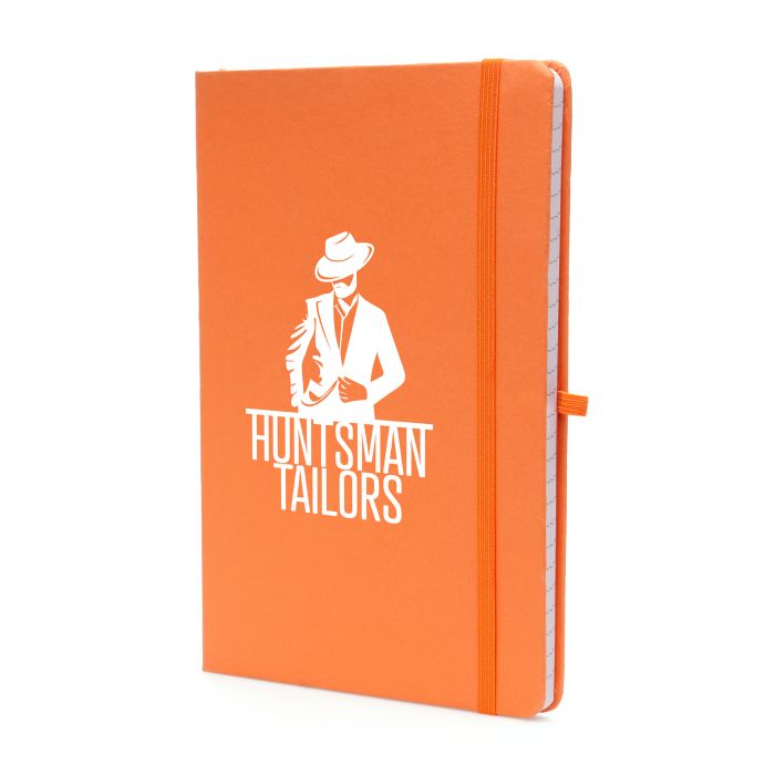 A5 Coloured Nebraska Recycled Notebook-Amber A5 Coloured Nebraska Recycled Notebook-Amber