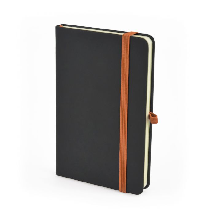 A6 Black Mole Notebook-Amber A6 Black Mole Notebook-Amber