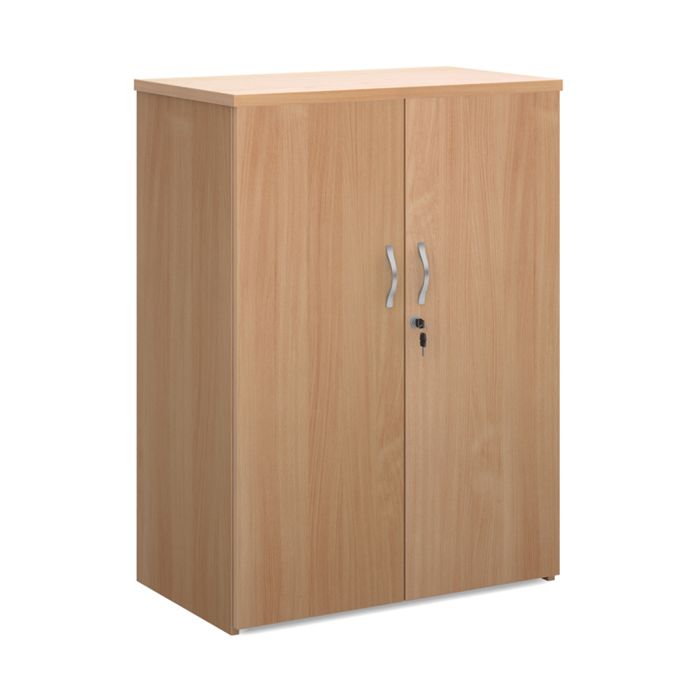 Universal double door cupboard-Beech Universal double door cupboard-Beech