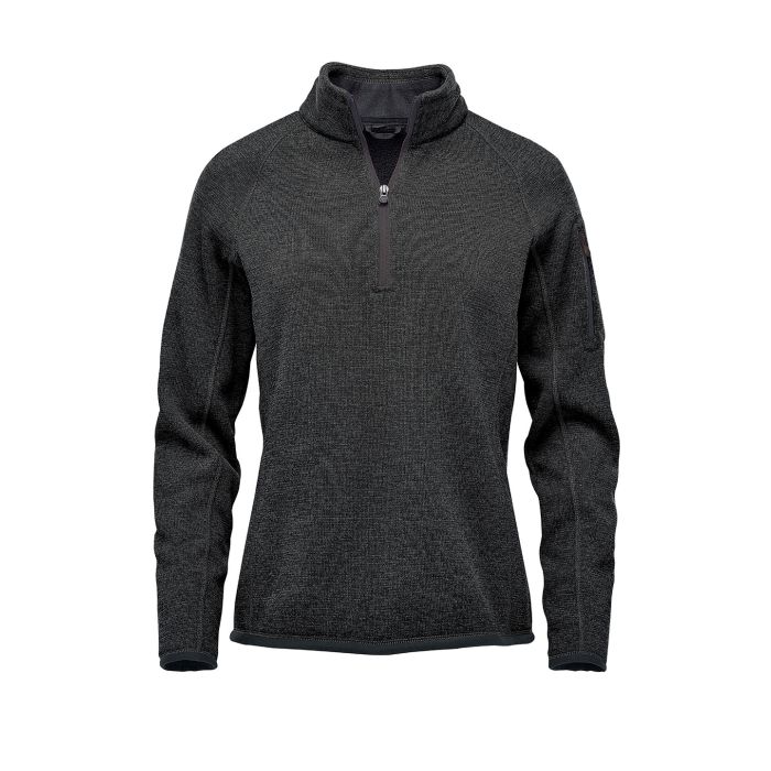 Women’s Avalante ¼-zip fleece - Black Heather - S Women’s Avalante ¼-zip fleece - Black Heather - S