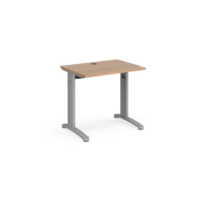 TR10 straight desk 600mm deep-Beech TR10 straight desk 600mm deep-Beech