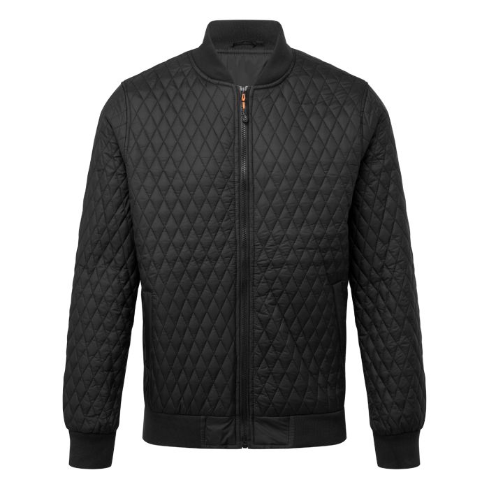 Quilted flight jacket - Black - XS Quilted flight jacket - Black - XS